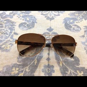 Kate spade gold/brown sunglasses